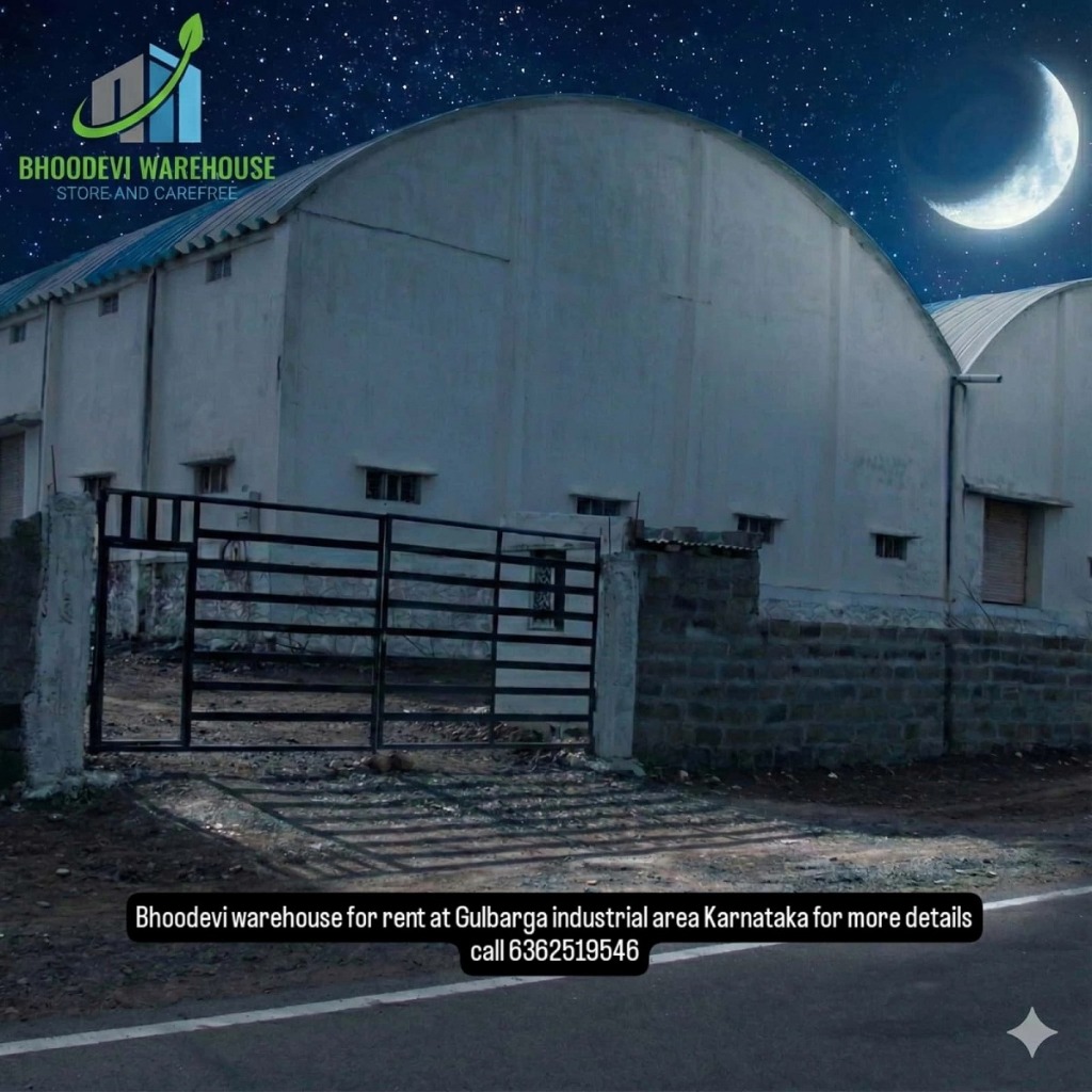 Bhoodevi Warehouse Exterior - Boundary wall and gate